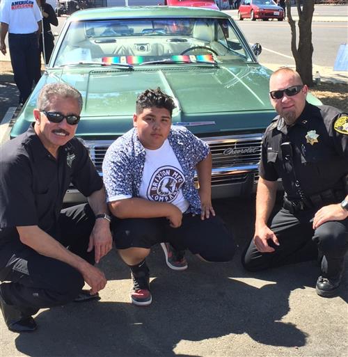 Dr. Reveles, student and police officer from MPD 
